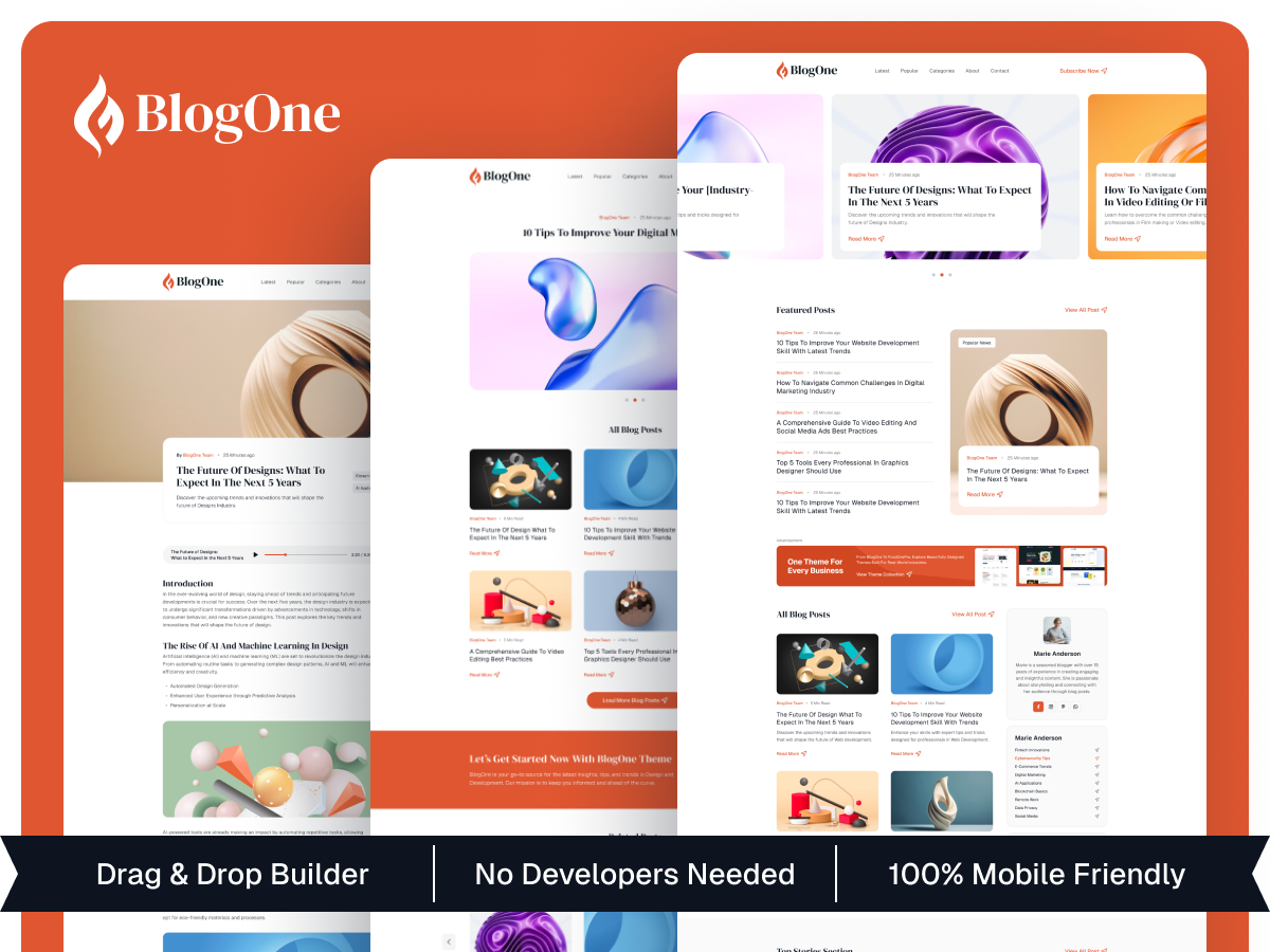 Pre-built Page Templates